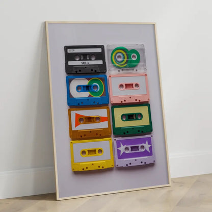 Poster mit Kalifornischem Strand, Sonnenuntergang, Palmen und Himmel 3