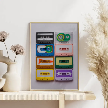 Poster mit Kalifornischem Strand, Sonnenuntergang, Palmen und Himmel 4