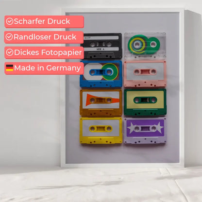 Poster mit Kalifornischem Strand, Sonnenuntergang, Palmen und Himmel 6