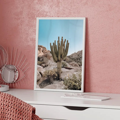 Ätherisches Blattposter in Grüntönen für eine natürliche Raumgestaltung 5