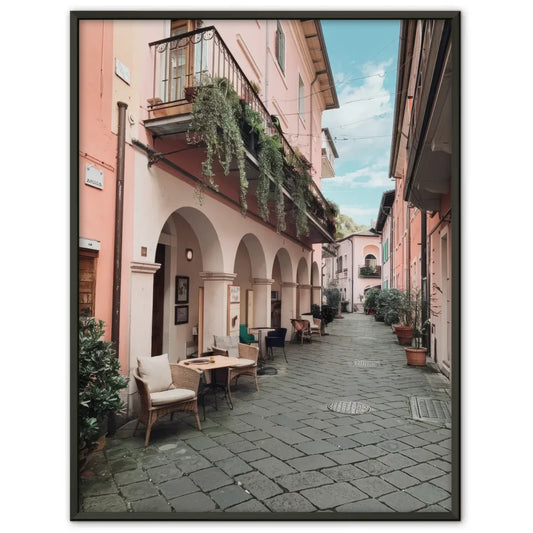 Lebhaftes Orangen-Poster für fröhliche Akzente im modernen Wohnambiente 1