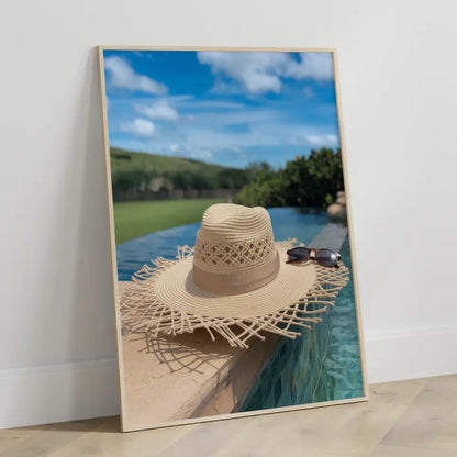 Küstenlandschaft-Poster mit Wasserfall und Klippen 3