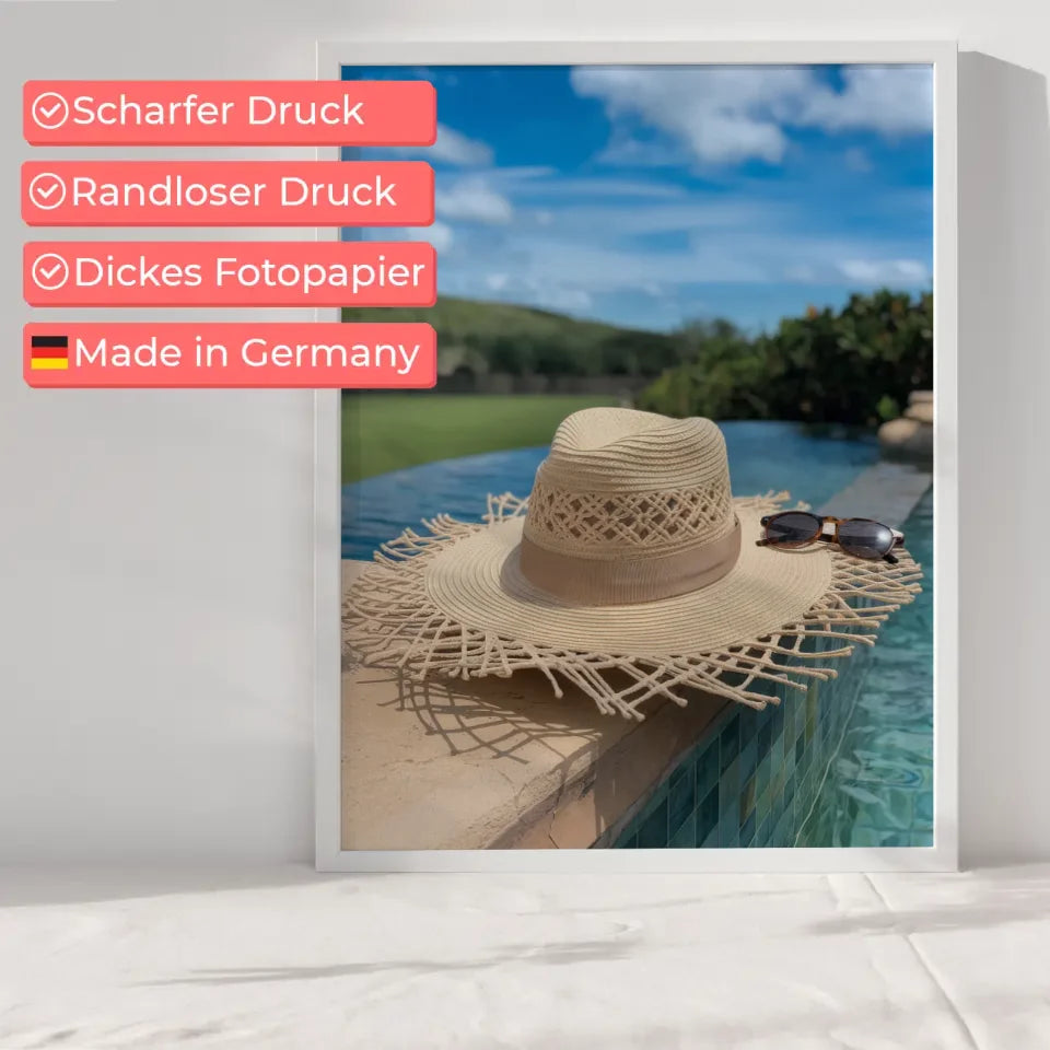 Küstenlandschaft-Poster mit Wasserfall und Klippen 6