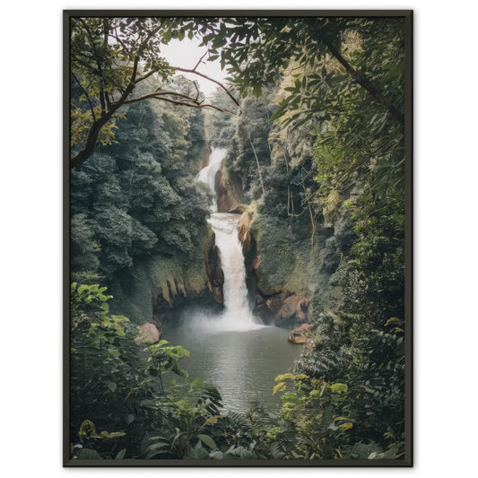 Wunderschönes Wasserfall-Poster in außergewöhnlicher Felslandschaft 1