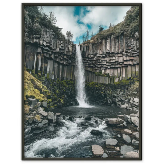 Herbstliches Poster des Glenfinnan-Viadukts mit Dampfzug in Schottland 1