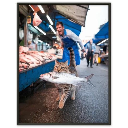 Katzen Humor Poster im Vintage Retro Stil – Jetzt im Poster Shop ansehen! 1