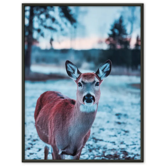 Plakat einer friedlichen Küstenlandschaft mit Muscheln und Seestern 1