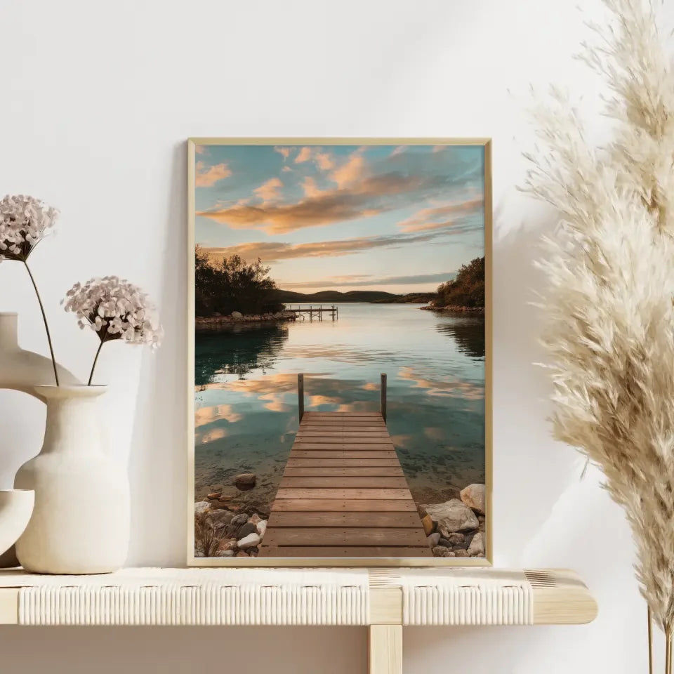 Romantische Gardasee-Landschaft mit Oldtimer auf Panoramastraße 4