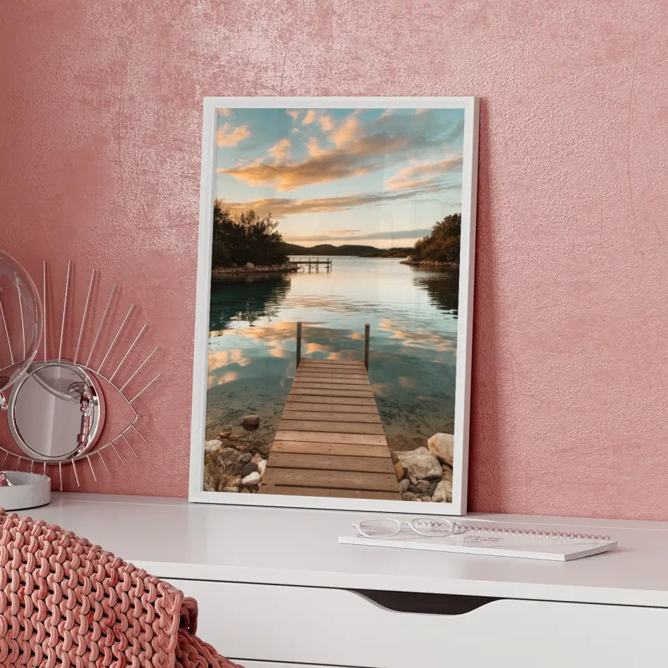 Romantische Gardasee-Landschaft mit Oldtimer auf Panoramastraße 5