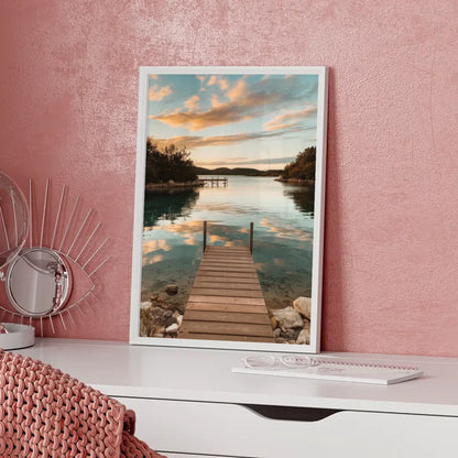 Romantische Gardasee-Landschaft mit Oldtimer auf Panoramastraße 5