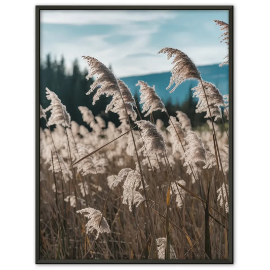 Blühender Baum im Sonnenuntergang – Dekoratives Poster für Ihr Wohnambiente 1