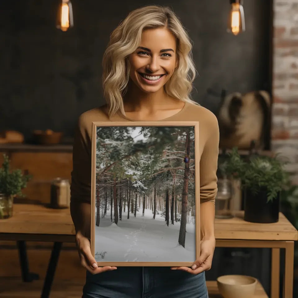 Minimalistisches Kunstwerk Poster Born to Be Wild in Pastellfarben 2