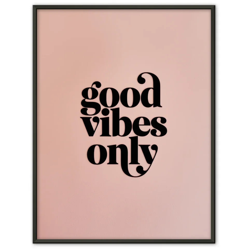 Abstraktes Poster mit geschwungenen Linien auf sanft beigem Hintergrund 1