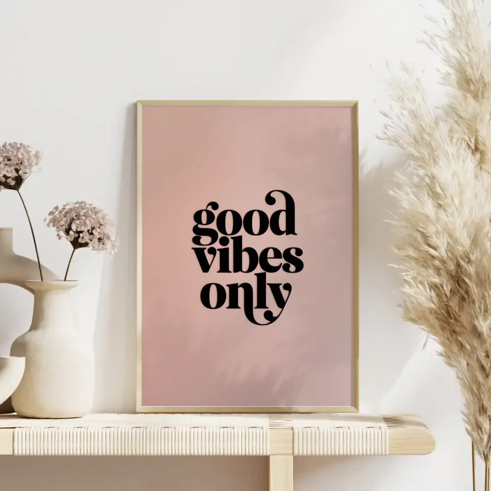 Abstraktes Poster mit geschwungenen Linien auf sanft beigem Hintergrund 4