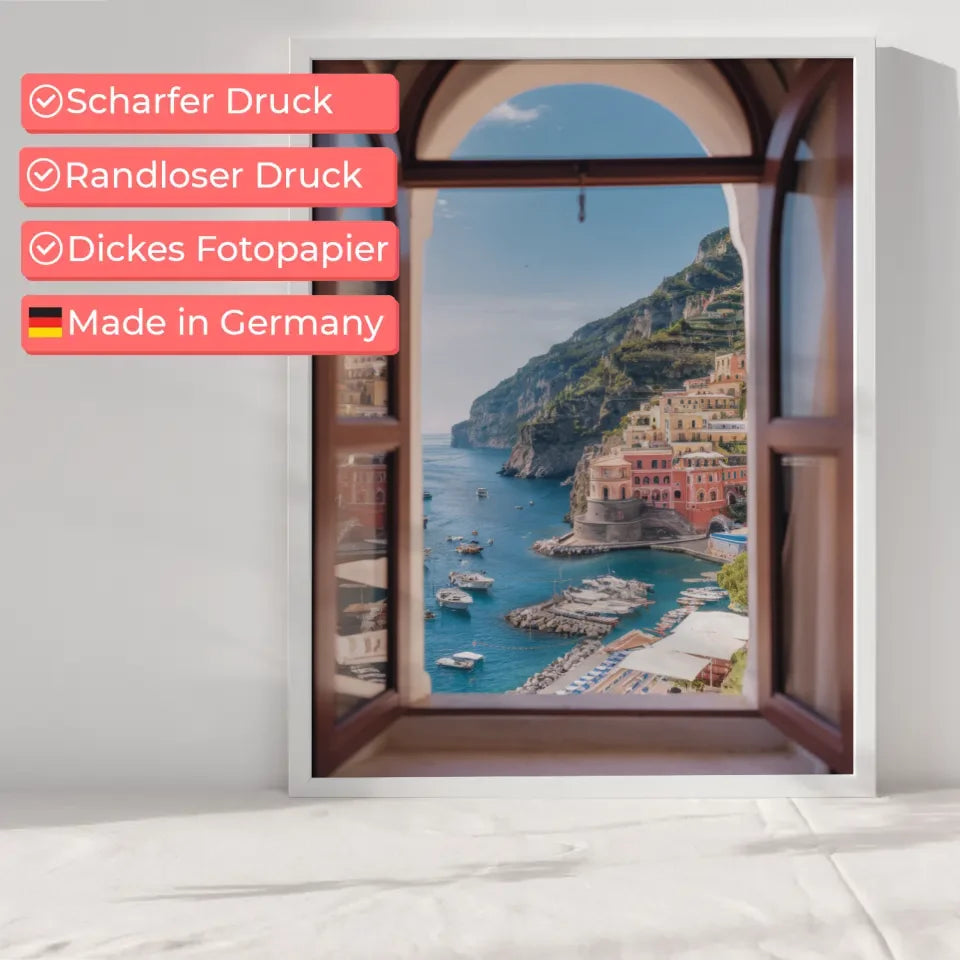 Buntes Blumenrahmen-Poster von Frida Kahlo mit starkem Blick 6