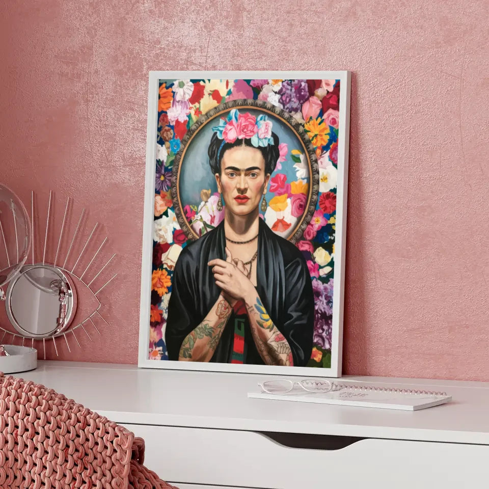 Poster Minimalistische Kunst Pastellfarbenes Born to Be Wild Motiv 5