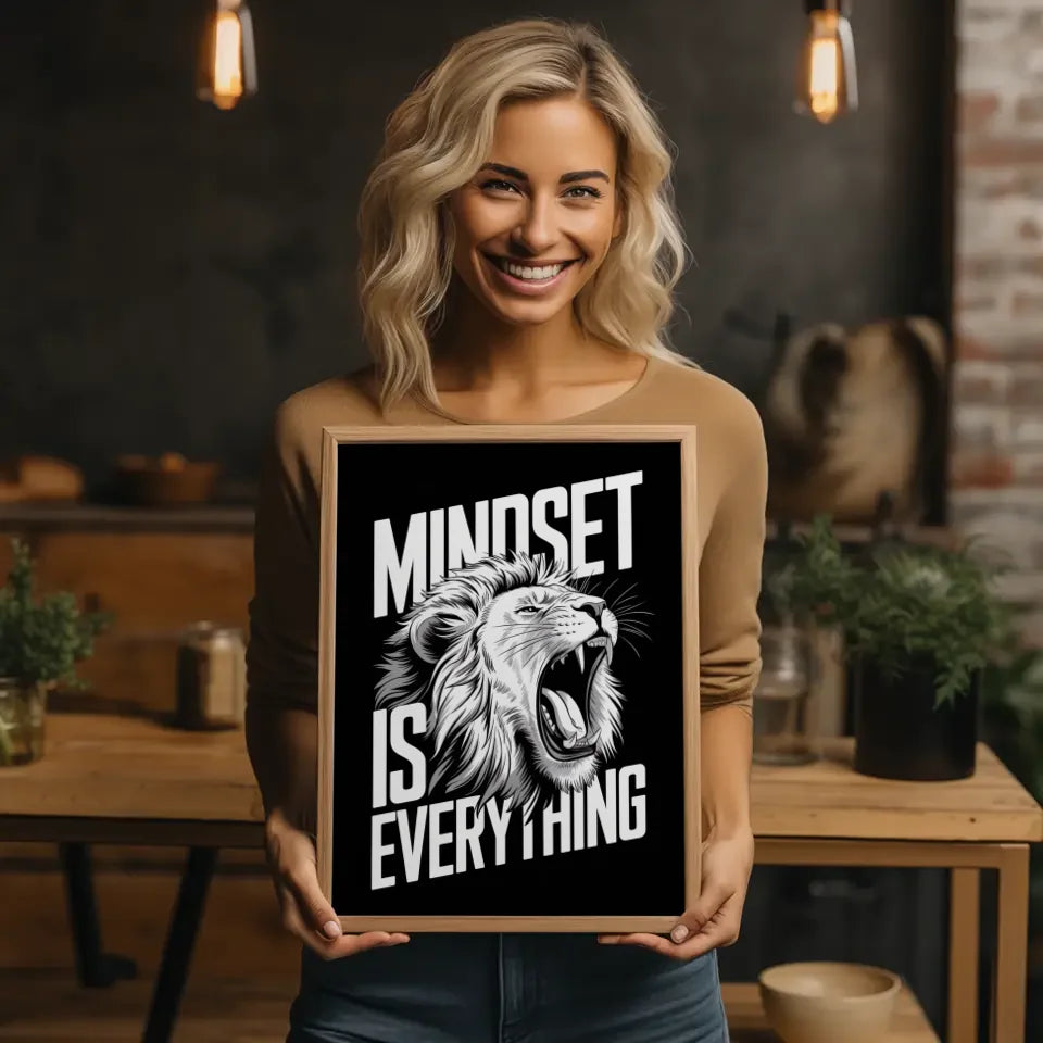 Minimalistisches Kunstwerk Poster Born to Be Wild in Pastellfarben 2