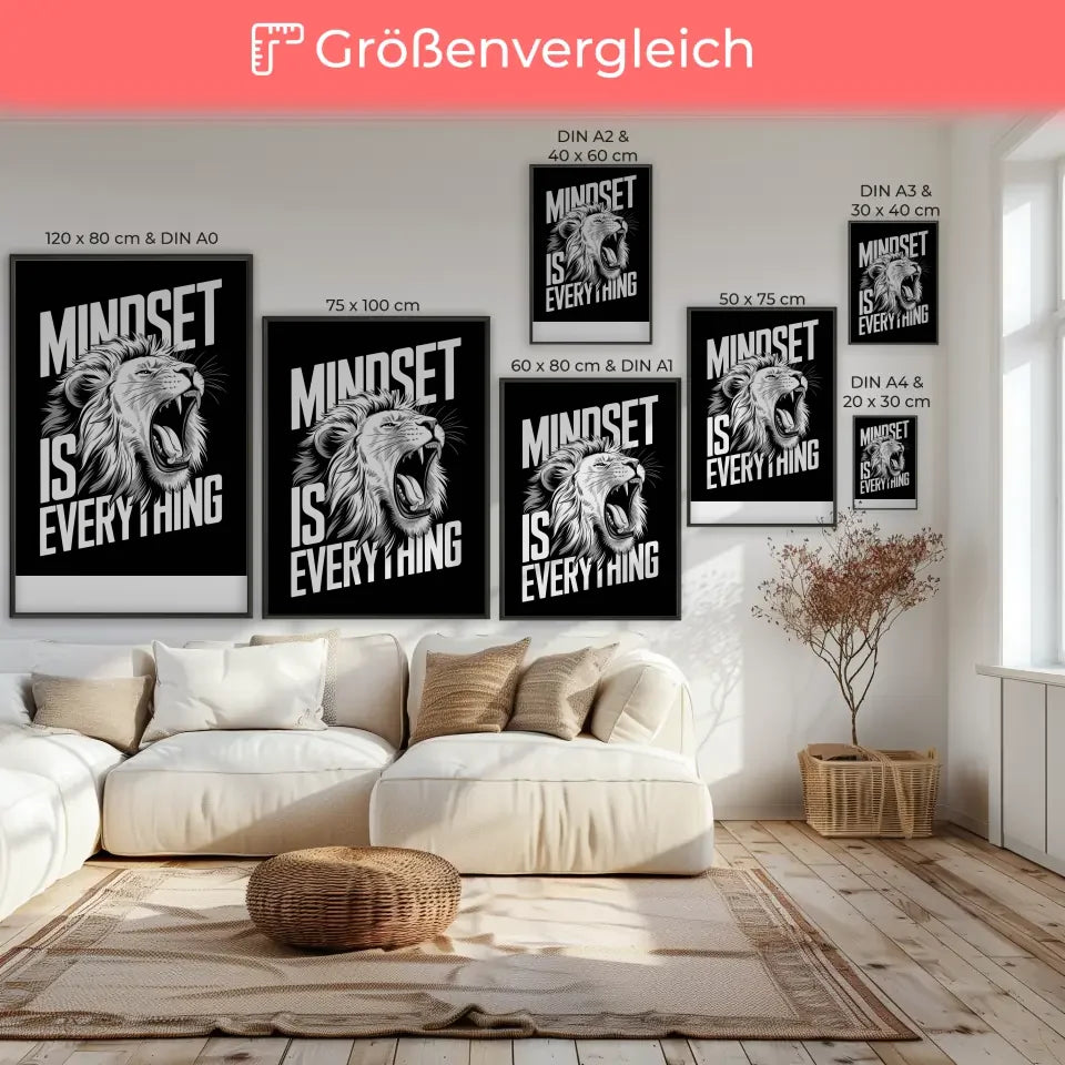 Minimalistisches Kunstwerk Poster Born to Be Wild in Pastellfarben 7