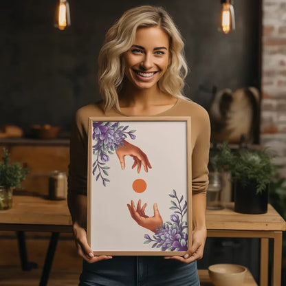 Malerische Schlucht mit natürlichem Genuss Poster einer Flusslandschaft 2