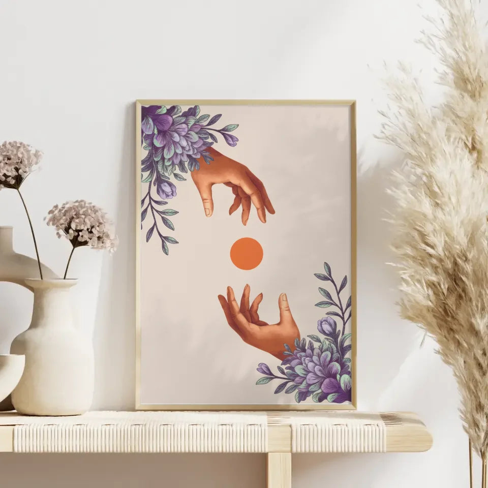 Malerische Schlucht mit natürlichem Genuss Poster einer Flusslandschaft 4