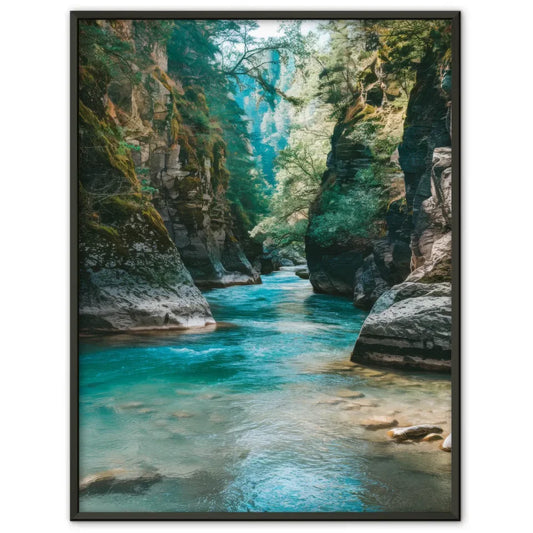 Gemütliche Parklandschaft im Herbst – Nostalgisches Poster für dein Zuhause 1