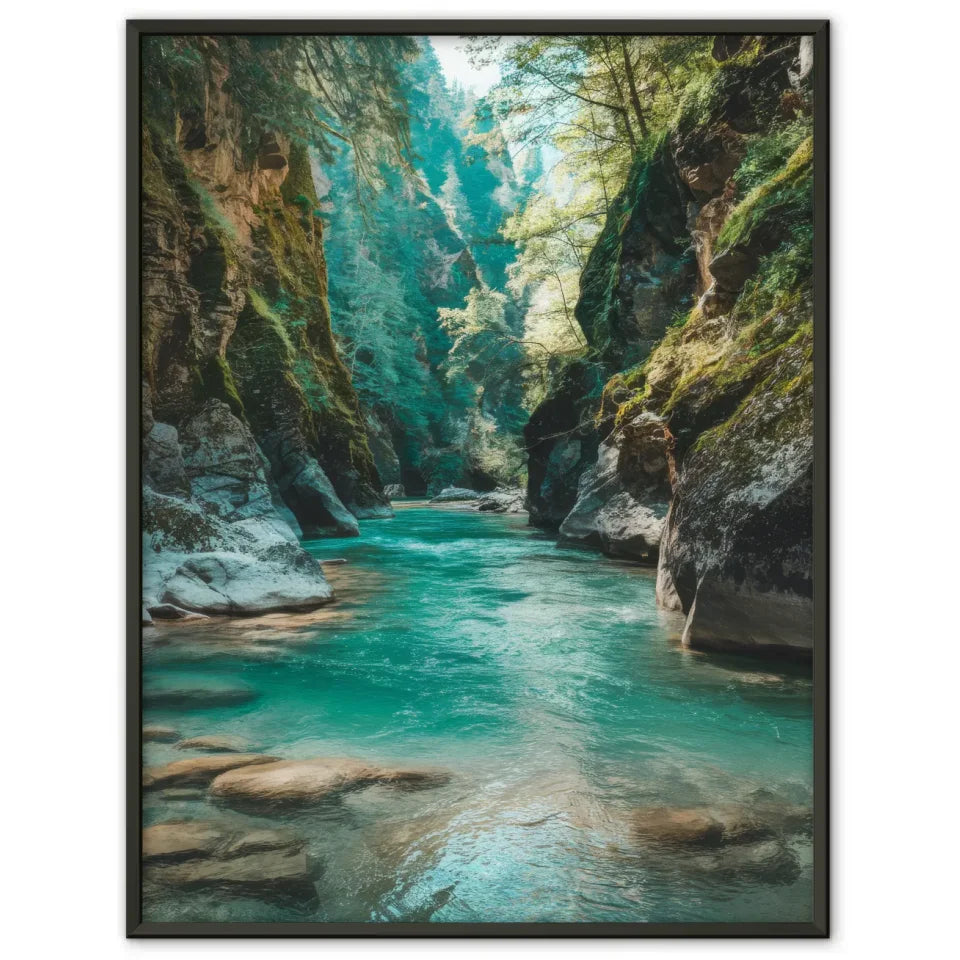 Nostalgisches Flair Herbstliche Parklandschaft Poster für dein Zuhause 1