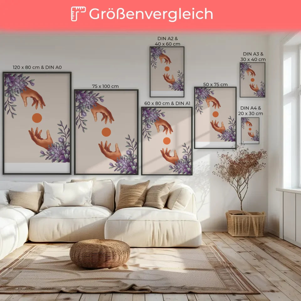 Malerische Schlucht mit natürlichem Genuss Poster einer Flusslandschaft 7