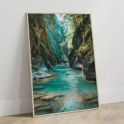 Nostalgisches Flair Herbstliche Parklandschaft Poster für dein Zuhause 3