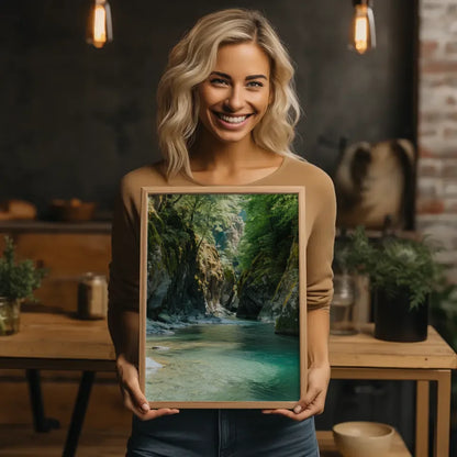 Ruhige Strandszene bei Sonnenuntergang für ein gemütliches Zuhause 2