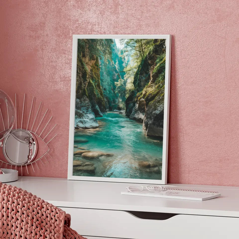 Nostalgisches Flair Herbstliche Parklandschaft Poster für dein Zuhause 5