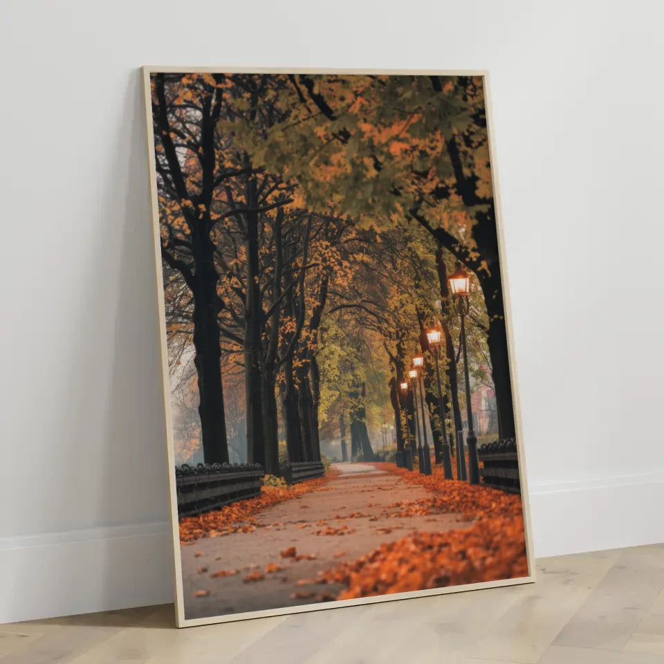 Entspannendes Poster einer Strand-Sonnenuntergangsszene für Zuhause 3