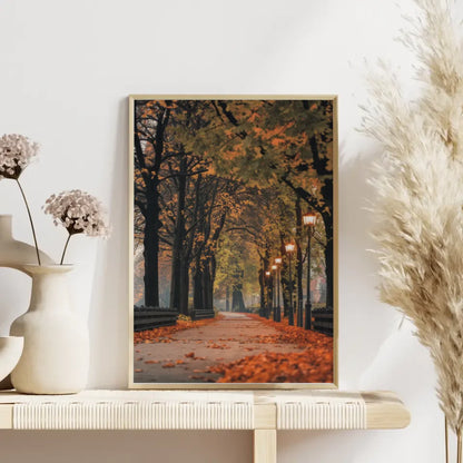 Entspannendes Poster einer Strand-Sonnenuntergangsszene für Zuhause 4