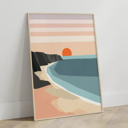 Ruhige Waldlandschaft Poster für Naturliebhaber mit hohen Bäumen 3