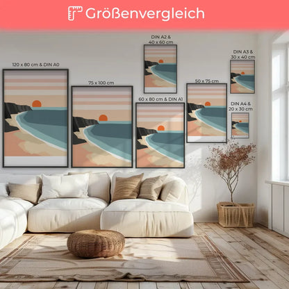 Ruhige Waldlandschaft Poster für Naturliebhaber mit hohen Bäumen 7