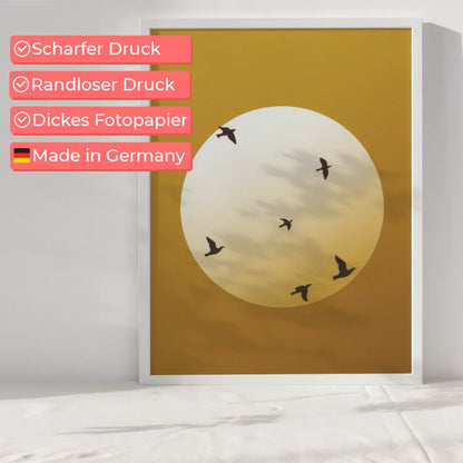 Seelandschaft mit Wald und Bergen - Sonnenaufgang & inspirierendes Zitat 6