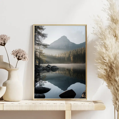 Herbstliche Landschaft mit Granitfelsen und bunten Bäumen - Poster 4