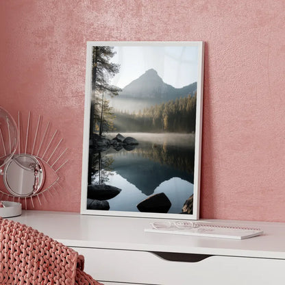 Herbstliche Landschaft mit Granitfelsen und bunten Bäumen - Poster 5