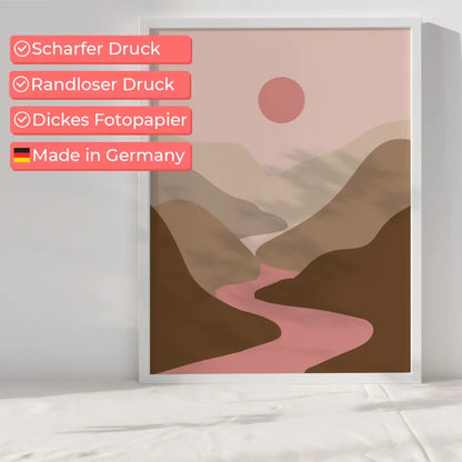 Friedliche Herbstlandschaft mit Bäumen und Granitfelsen im warmen Licht 6