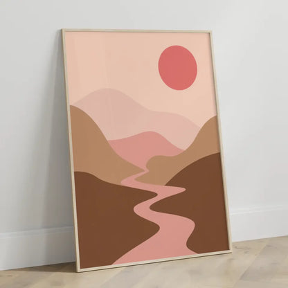 „Vielfältige Naturkunst: Poster mit Berggipfel und idyllischer Landschaft“ 3