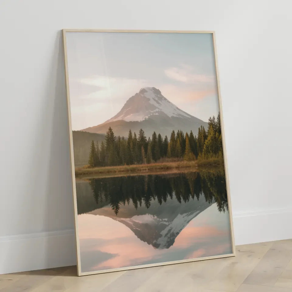 Inspirierendes Zitat mit ruhiger Meeresszene für dein Zuhause 3