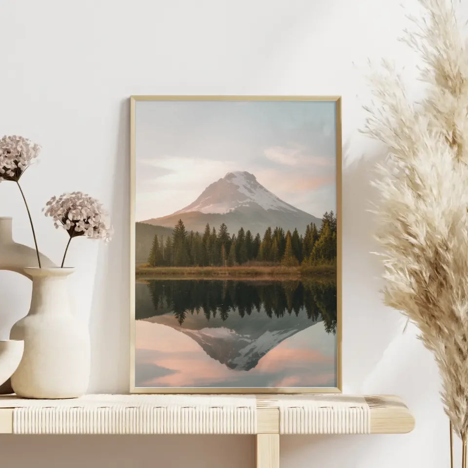 Inspirierendes Zitat mit ruhiger Meeresszene für dein Zuhause 4