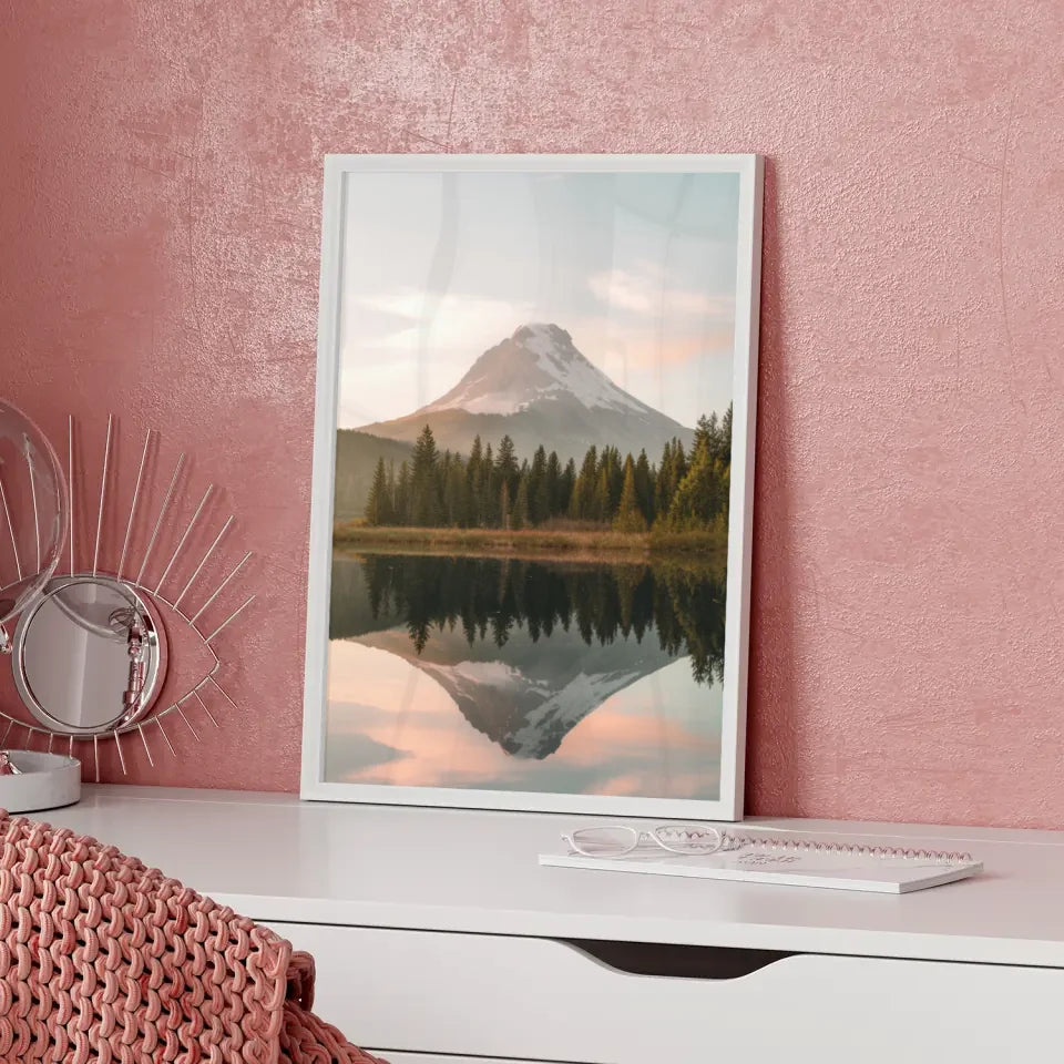 Inspirierendes Zitat mit ruhiger Meeresszene für dein Zuhause 5