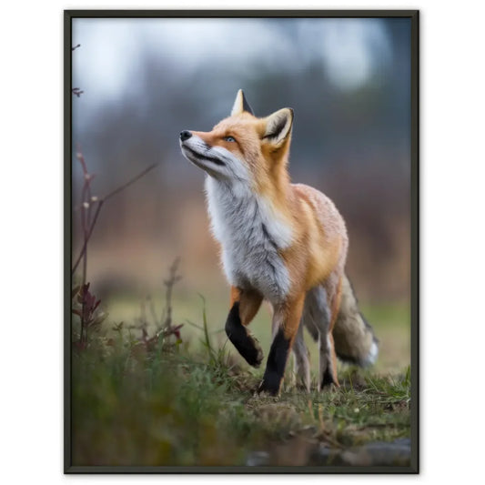 Poster Fuchs im natürlichen Lebensraum – Ruhe und Natur für dein Zuhause