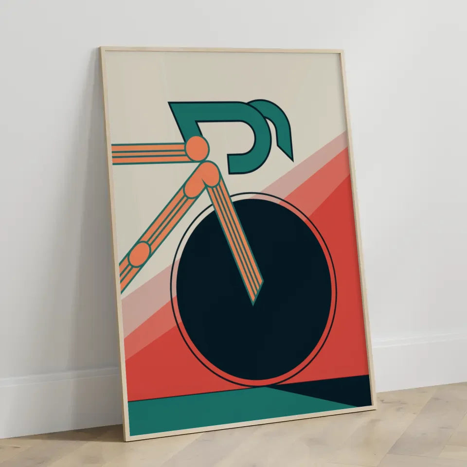 Kreativer Espresso Martini Poster mit Cocktailglas auf grünem Hintergrund 3