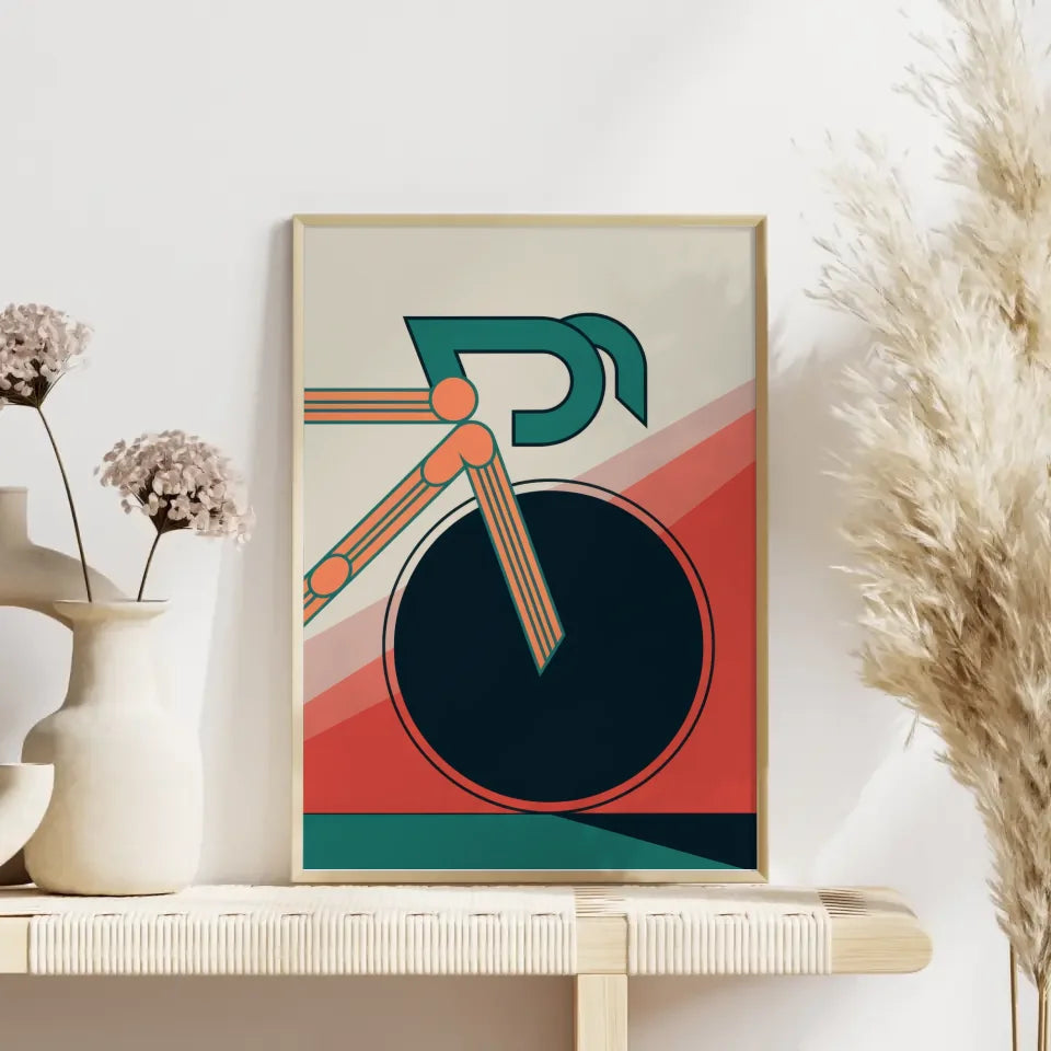 Kreativer Espresso Martini Poster mit Cocktailglas auf grünem Hintergrund 4