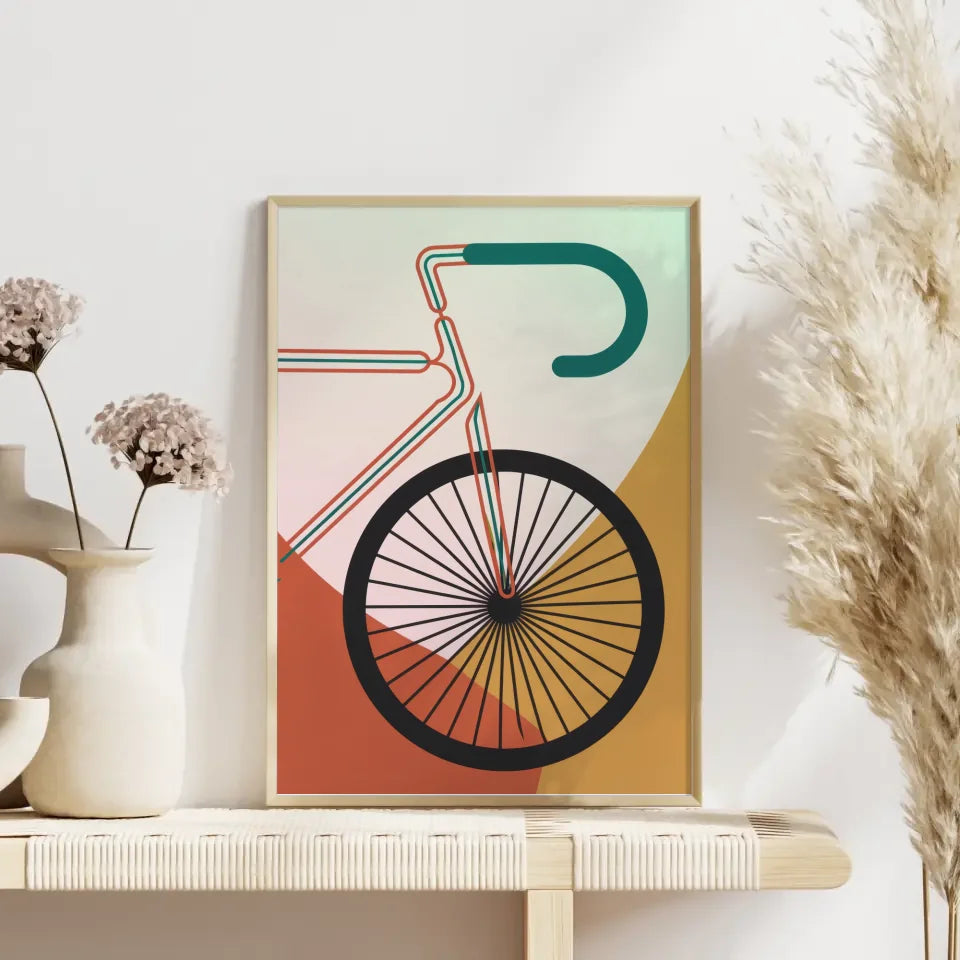 Künstlerisches Poster mit Eiffelturm und Blüten in Schwarz-Weiß 4