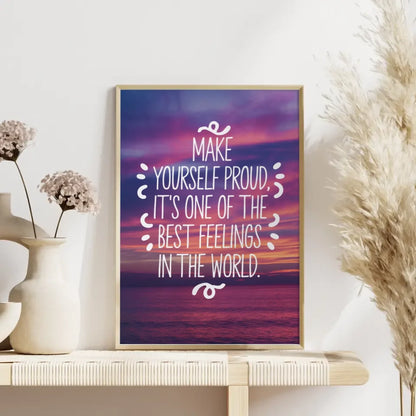 Poster mit Herzen und Sternen auf hellblauem Hintergrund – Dream Design. 4