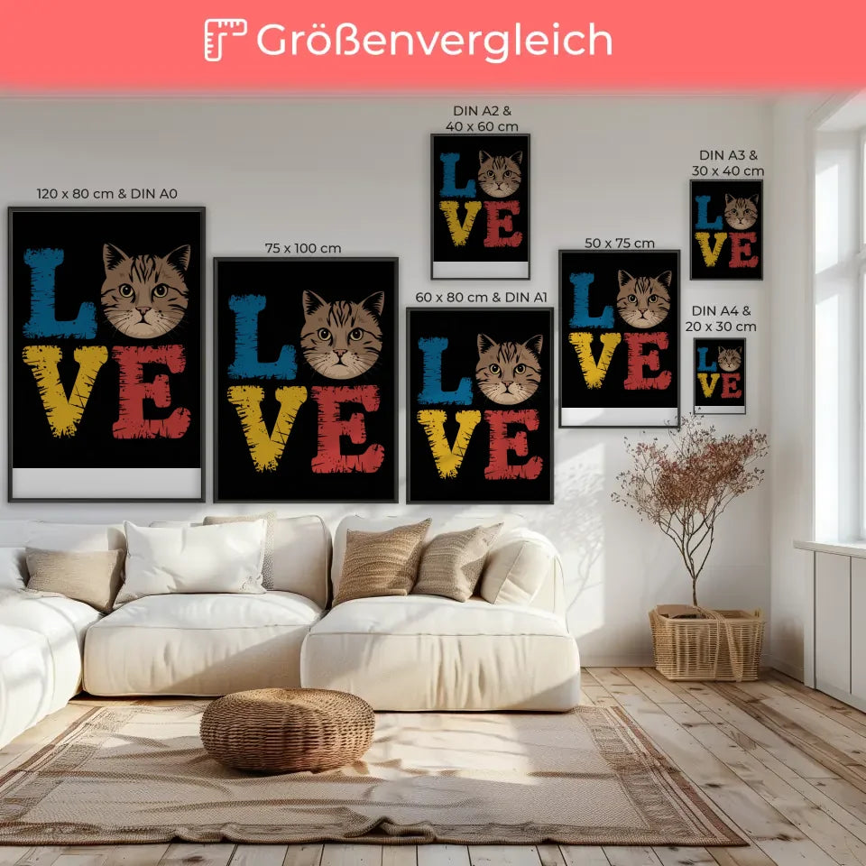 Sommerlicher Schneemann mit Sonnenbrille und Palmblättern – witziges Poster 7