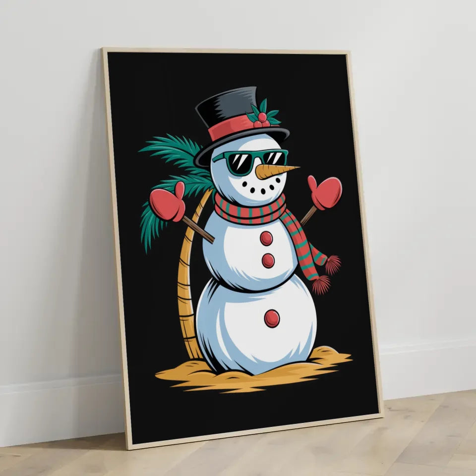 Kunstvolles Poster einer lebendigen Straße mit Himmel und Landschaft 3