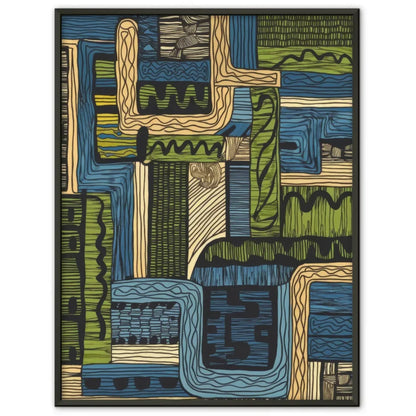 Plakat Welle lebendig mit dem Spruch Lass das Meer dich befreien 1